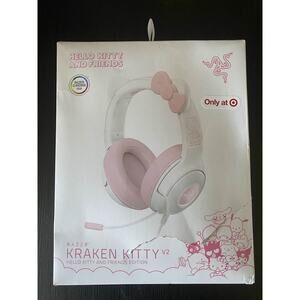 Razer Kraken Kitty V2 Wired Gaming Headset with Kitty Ears and Chroma RGB